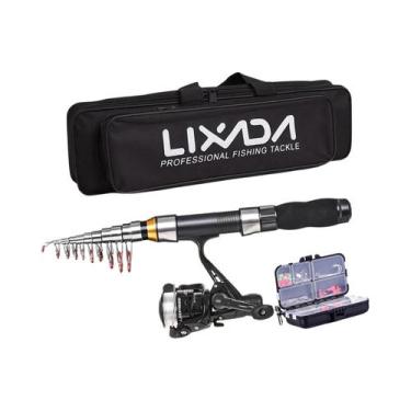 Imagem de Vara De Pesca Telescópica De Fibra De Carbono Lixada 2.1m 2.3m Com Car