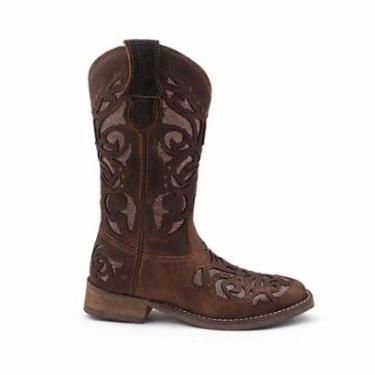 Imagem de BOTA HELAZZA MONTARIA COURO FEMININA TEXANA 4730-Feminino