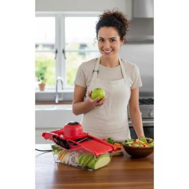 Imagem de Fatiador Mandoline 6 em 1: Cortes Precisos e Cozinha Organiz - Congrat