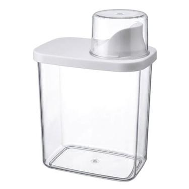 Imagem de Pote Dispenser Mantimento 900ml transparente com tampa - Wincy