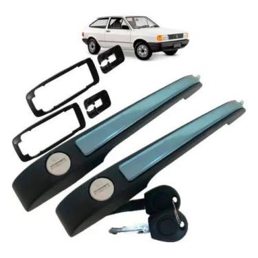 Imagem de Par Maçaneta Porta Dianteira Gol Parati Saveiro Quadrado (Kit) - Atemi