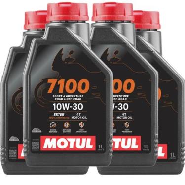 Imagem de Óleo De Motor Lubrificante Motul 7100 4t 10w30 100% Sintético Ester Al