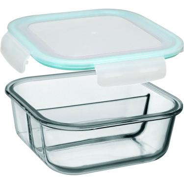 Imagem de KIT 3 POTE MANTIMENTOS HOME&CO COM TAMPA MATIMENTOS HERMÉTICO COM 2 DIVISOES VIDRO 1,2L...