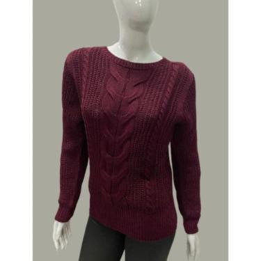 Imagem de Blusa Tricot Inverno Frio Lançamento Tricô Feminina - Giuliana Marques