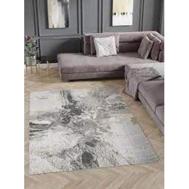 Imagem de Tapete Turco Estonado Dixon 01 - 100 x 140cm Preto/Bege/Cinza - Edante