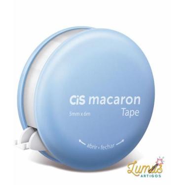 Imagem de Fita Corretiva Macaron CIS Cor:Azul - Lumus, Azul