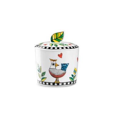 Imagem de Açucareiro em Porcelana Egan Italy Cocoricó 250ml Branco: Charme e Tradição à Mesa