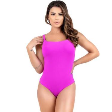Imagem de Maiô Biquini  Praia Feminino Decote Costas Alças Ajustável - Hype Moda