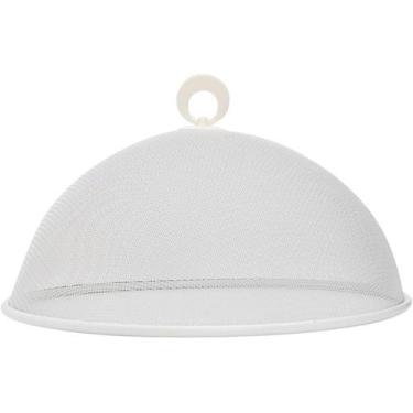Imagem de PROTETOR DE ALIMENTOS 30cm MALHA METAL MIMO STYLE BRANCO