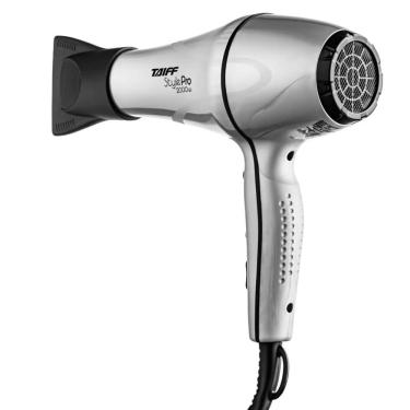 Imagem de Secador de Cabelo Style Pro 2000W 2 Temperaturas Prata Taiff 110V para Uso Profissional