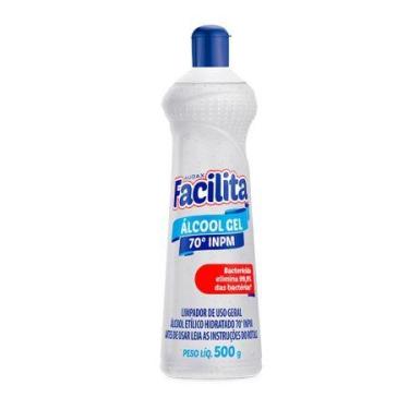 Imagem de Alcool antisséptico gel 70º Facilita 500g - Audax