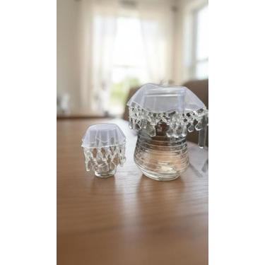Imagem de Cobre Jarra com Pedrarias Transparente 20cm - Congratulations Store