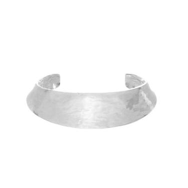 Imagem de Bracelete aline texturizado prata - PIUKA, Rodio branco, 6 Meses