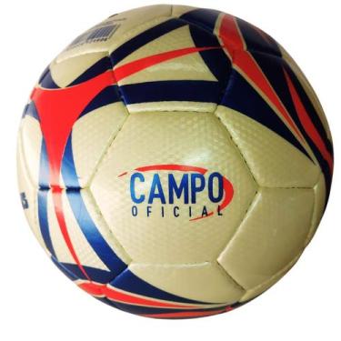 Imagem de Bola De Futebol De Campo Oficial Mathaus Costurada À Mão, Vermelho, ún