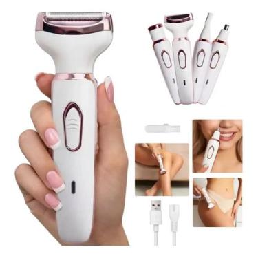 Imagem de Maquina De Aparar Feminino Raspar Pelo Intimo Axila Virilha - outrend