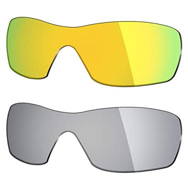 Imagem de 2 pares de lentes polarizadas de substituição da Mryok para óculos de sol Oakley Dart – Opções