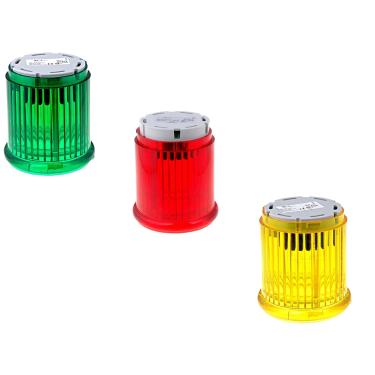 Imagem de Módulo Luminoso Contínuo 58mm Individual S/ Lâmpada IP54 - Eaton Vermelho SL-LR 205313