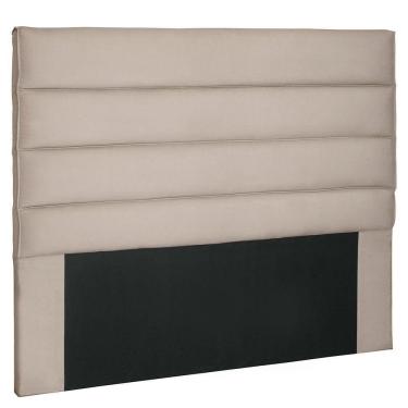 Imagem de Cabeceira Casal 1,40m La Italiana Suede Bege
