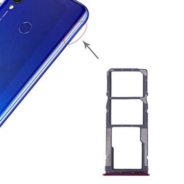 Imagem de HONGYAN Peças de substituição de telefone celular Bandeja de cartão SIM + bandeja de cartão SIM + cartão micro sd para xiaomi redmi 7 Acessórios telefônicos