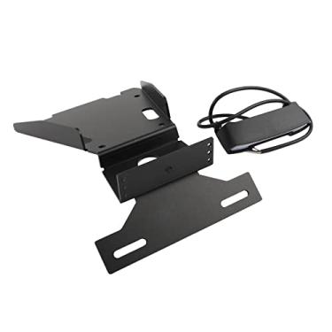 Imagem de FINMOKAL Suporte De Quadro De Placa De Licença Led Luz Traseira Pisca Pisca Para R Nine T