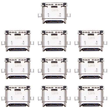 Imagem de HUANGYUNCHAO Acessórios telefônicos 10 PCS Charging Port Conector para Huawei Mate 9 Pro Substituição do telefone celular