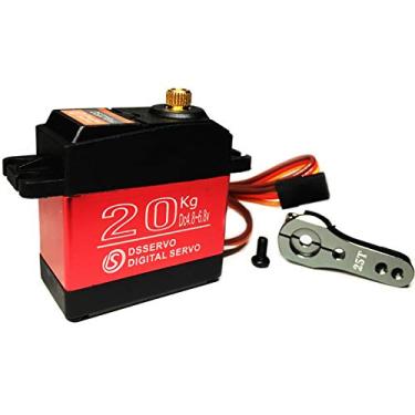 Imagem de ANNIMOS Alto torque RC Digital Servo 20KG Engrenagem de Metal Completo Ângulo de Controle Impermeável 180C