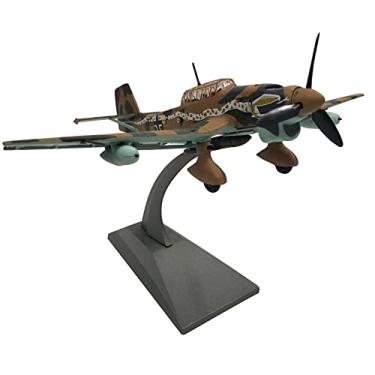 Imagem de MOOKEENONE 1:72 WWII German Air Force Stuka Ju-87 Bomber Model Military Fighter Aircraft Model Alloy Simulation Collection Display