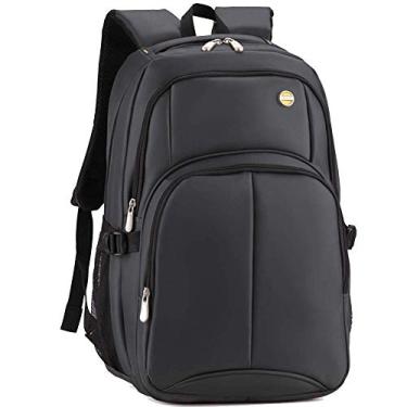 Imagem de Mochila para laptop Mochila masculina de grande capacidade 20 polegadas à prova de choque para homens e mulheres de viagem, design à prova d'água