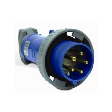 Imagem de Plugue Industrial Móvel 16A 2P+T 200/250V IP67 6H Azul S3076W – Steck