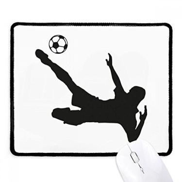 Imagem de Mousepad esportivo de futebol americano, borda costurada, tapete de borracha para jogos