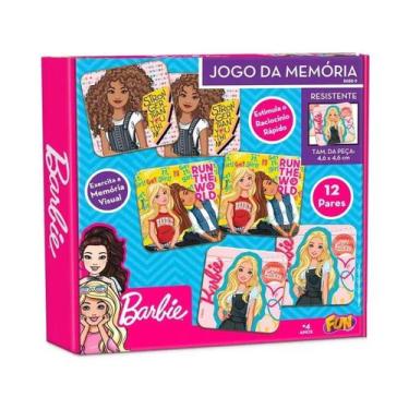 Imagem de Brinquedo Jogo De Memoria Da Barbie 12 Pares Fun 86889 - Estrela