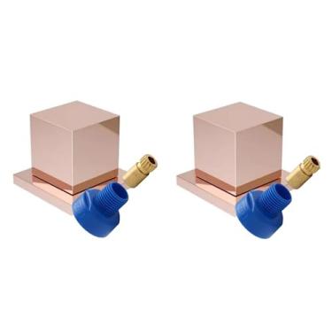 Imagem de 2x Acabamento P/Registro Quadrado 3/4 Metal Rose Docol