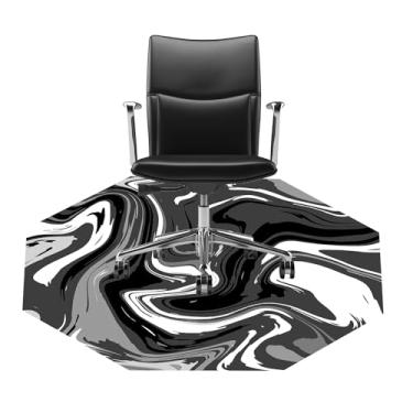 Imagem de Tapete Gamer Premium Protetor De Piso Quarto Escritório Sala Antiderrapante - New Preto e Branco