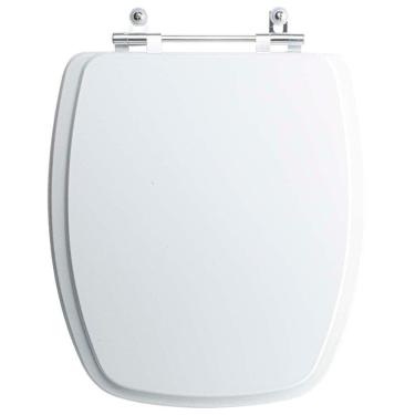 Imagem de Assento Sanitário Tampa de Vaso Branco Resina Poliester Stylus para bacia Celite