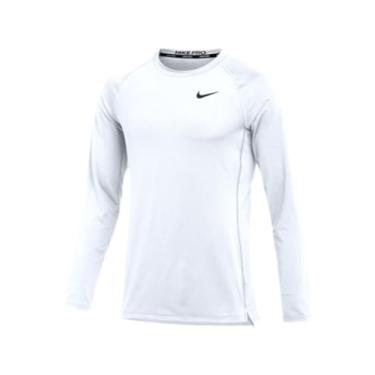Imagem de Nike Camiseta masculina de treino de manga comprida Pro Slim, Branco, M
