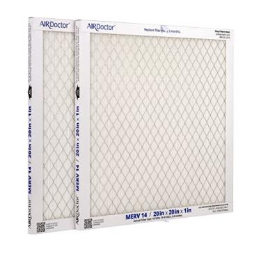 Imagem de AirDoctor Filtro plissado MERV 14 HVAC disponível em 6 tamanhos. Captura 96% dos poluentes de 1 a 3 mícrons de tamanho. Captura impurezas do ar para proteger seu sistema HVAC e purificar o ar em sua