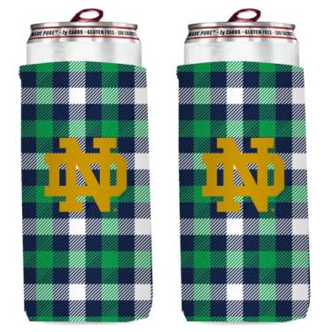 Imagem de Coolers para latas de cerveja ultra finas com logotipo da NCAA College Team – pacote com 2, Notre Dame Fighting Irish
