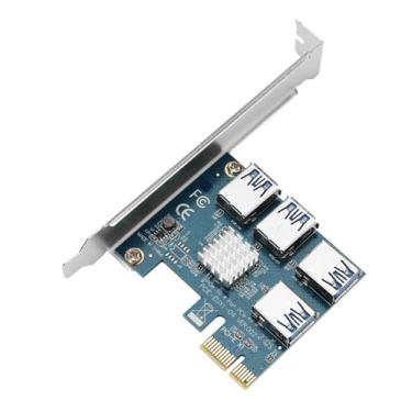 Imagem de Suckoo PCI-E 1X para 4 portas PCI-E 16X USB3.0 Placa de expansão PCIE 1X para 16X USB3.0 Cabo de extensão de placa gráfica