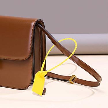 Imagem de Os Laços Zip Dos Bens Domésticos do Agregado Familiar Fornecem a Boa Proteção para Sacos de Sapatos e Roupas 100 Pces 250mm Plástico Selflocking Doméstico (Amarelo)