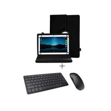 Imagem de Capa + Teclado E Mouse Bluetooth P/ Tablet Motorola Tab G70 - FAM