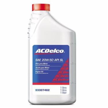 Imagem de Óleo lubrificante 20w50 acdelco mineral, Branco, 1L