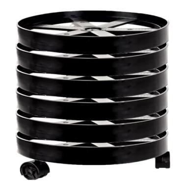 Imagem de Kit 6 Suporte Botijão De Gás, Vasos E Galão Rodinhas Bujão