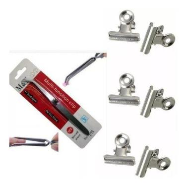 Imagem de Kit 100 Presilhas + 10 Pinça Unha Especial Para Curvatura C - OEM
