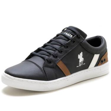 Imagem de Sapatênis Casual Masculino Polo Plus, Chumbo, 39, Masculino