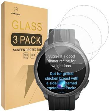 Imagem de Mr.Shield Protetor de tela compatível com Amazfit Balance [vidro temperado] [pacote com 3] [vidro japonês com dureza 9H]
