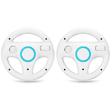 Imagem de MPTECK @ 2x volante de corrida Wii Wheel para Nintendo Wii Mario Kart MarioKart console de corrida