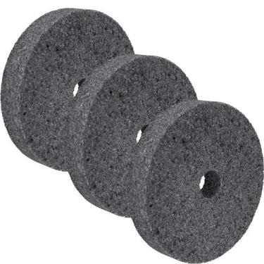 Imagem de Kit 3 Discos Rebolo Esmeril para Furadeira 3 Pol. x 1/2 G120 - Eda Pro