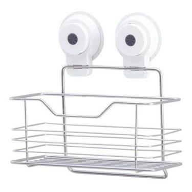 Imagem de Cesto multiuso inox com ventosas pratic fix paramount - 1236