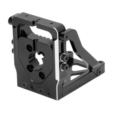 Imagem de Base do Motor de Desmontagem Rápida, Suporte Estável Com Longa Vida útil Base do Motor RC de Liberação Rápida Fácil de Montar Leve para 1/6 XRT 8S (Preto)