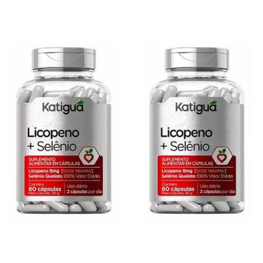 Imagem de Kit 2 Licopeno + Selênio 60 Capsulas Katigua